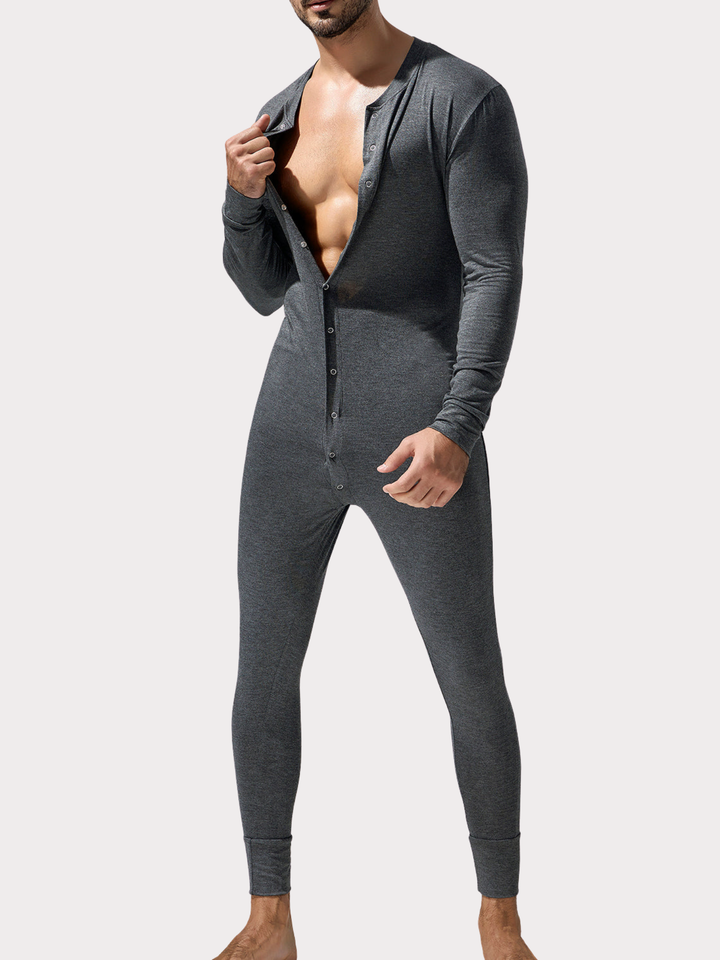 Bodysuit Lange Unterhose Pyjama Viskose
