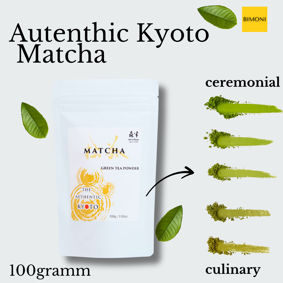 100g Premium Matcha – hochwertiger Grüntee, ideal für Latte &amp; Küche, vollmundig &amp; ausgewogen, vielseitig verwendbar