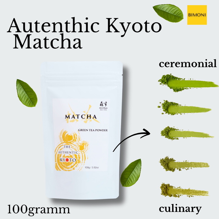 100g Premium Matcha – hochwertiger Grüntee, ideal für Latte &amp; Küche, vollmundig &amp; ausgewogen, vielseitig verwendbar