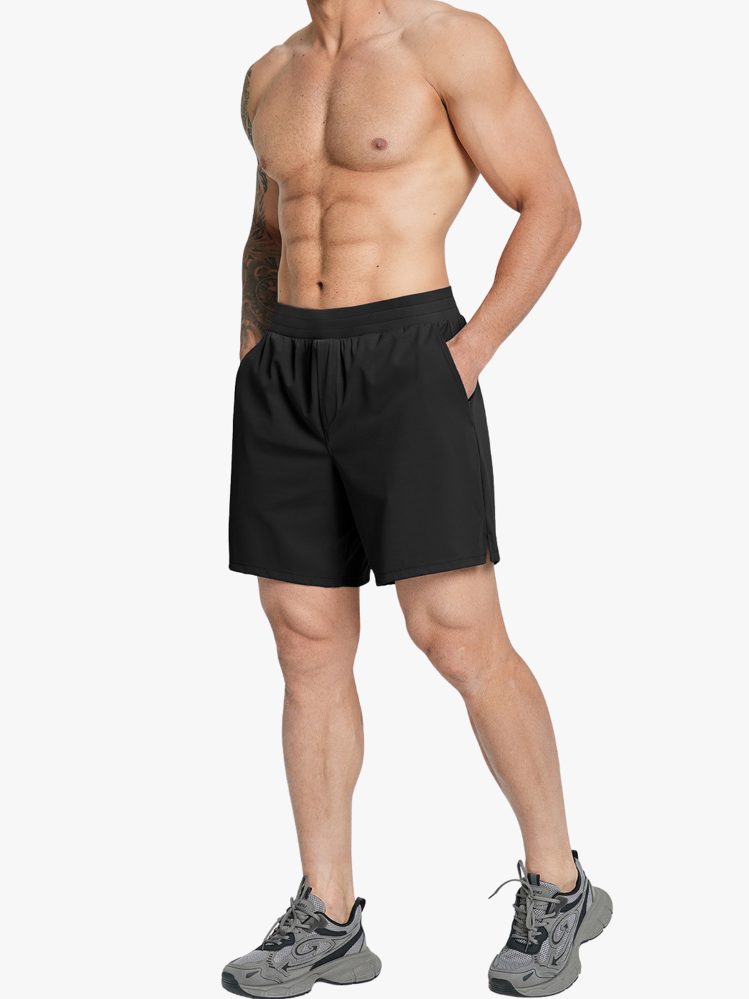 Stretch Performance Shorts mit Seitentaschen