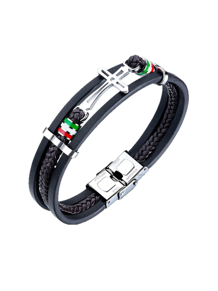 Mehrreihiges Lederarmband