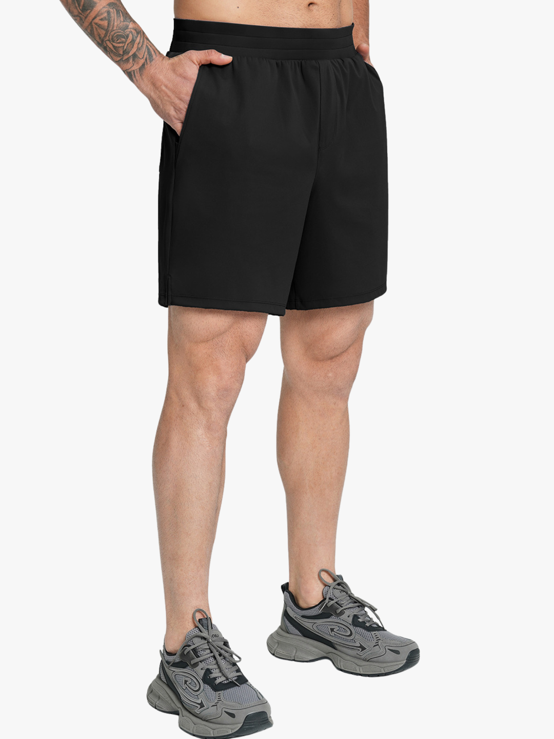 Stretch Performance Shorts mit Seitentaschen