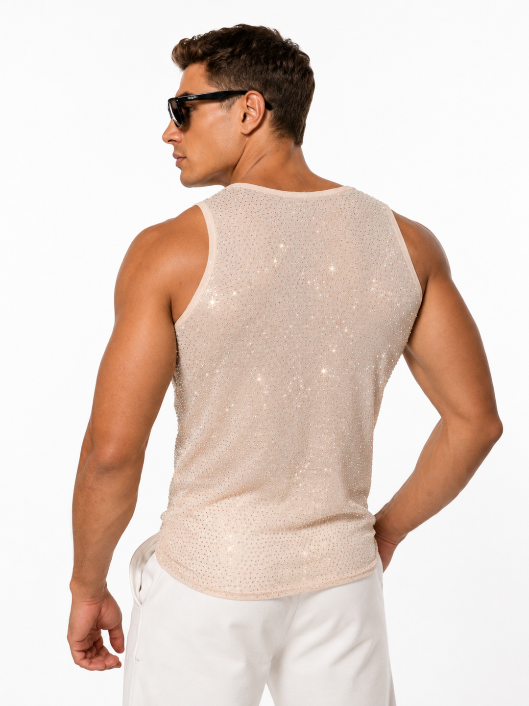 Party T-Shirt Ärmellos Elastisch