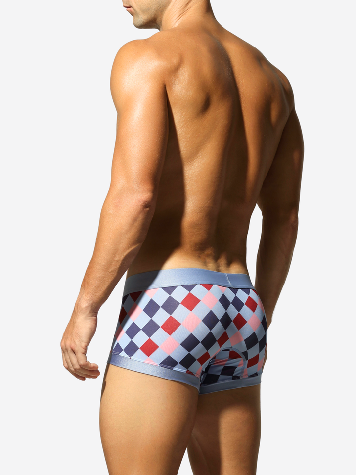 Low-Rise Argyle Boxer Trunk