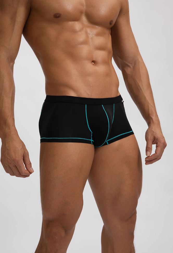 BIMONI Low-Rise Ultra Dünn Trunk Boxer Brief Stretchy Nylon - BIMONI Low-Rise Ultra Dünn Trunk Boxer Brief Stretchy Nylon - Grau / M (Europe Size S) - BIMONI