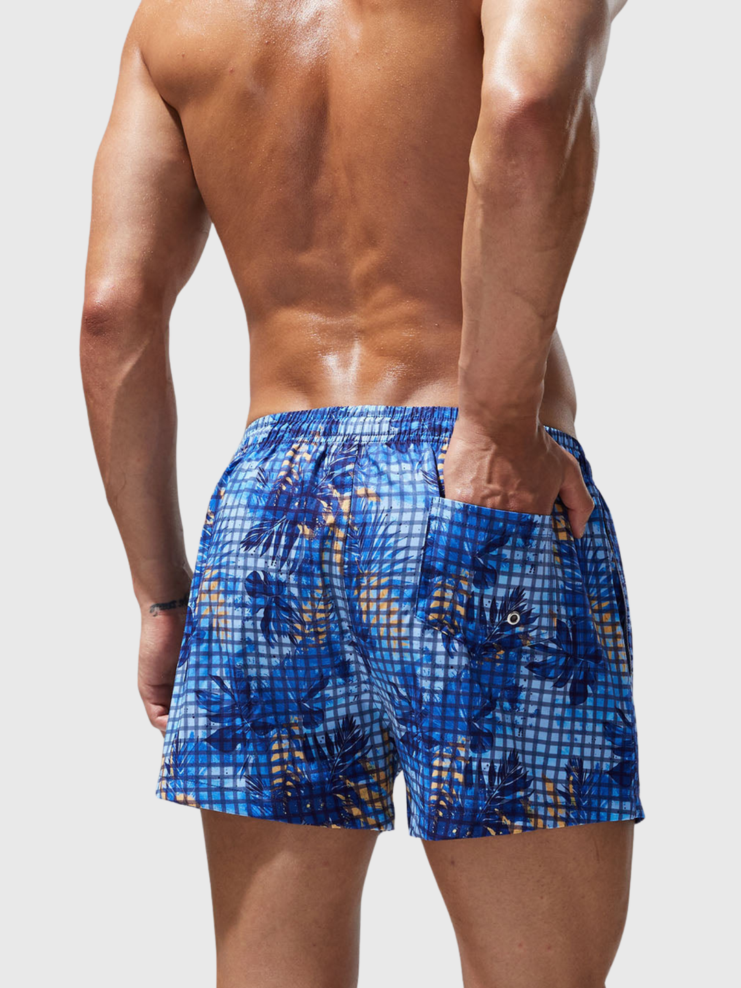 Quick-Dry Swim Shorts Bird