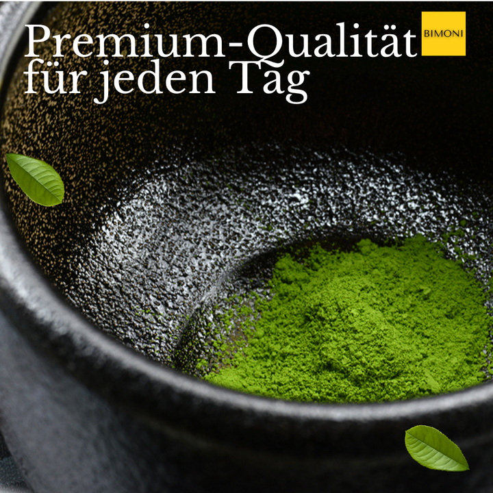 100g Premium Matcha – hochwertiger Grüntee, ideal für Latte &amp; Küche, vollmundig &amp; ausgewogen, vielseitig verwendbar