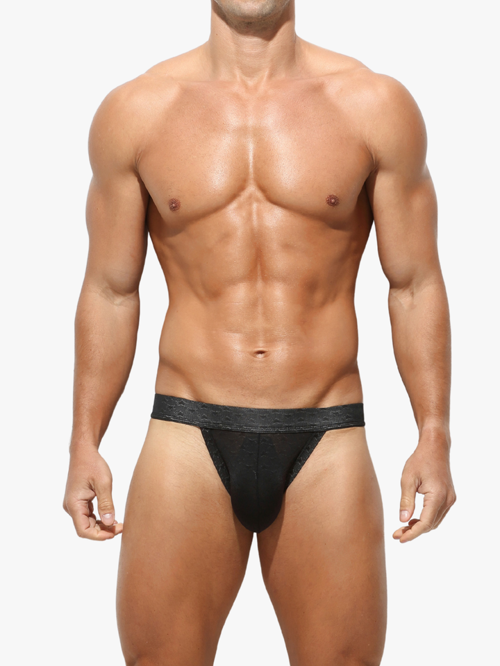 Low-Rise Mesh Slip – Transparenter Netz Brief