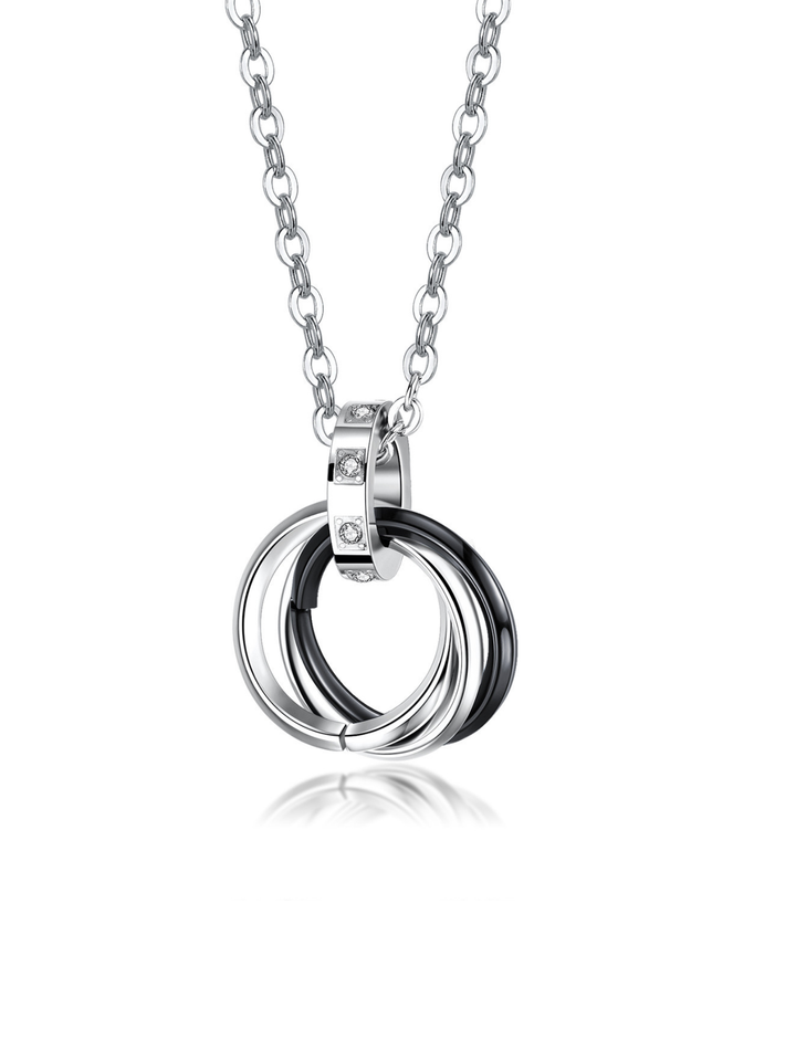 Titan Halskette Ringe 70cm