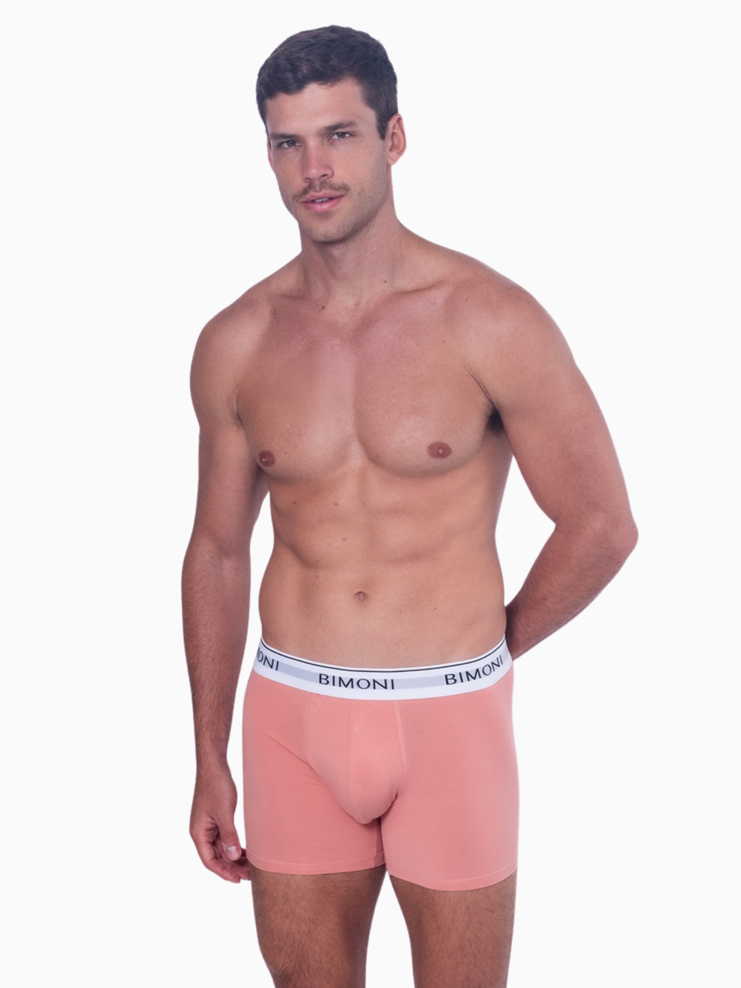 BIMONI Herren Lange Retroshorts Boxershorts – aus langstapeliger Premium-Baumwolle