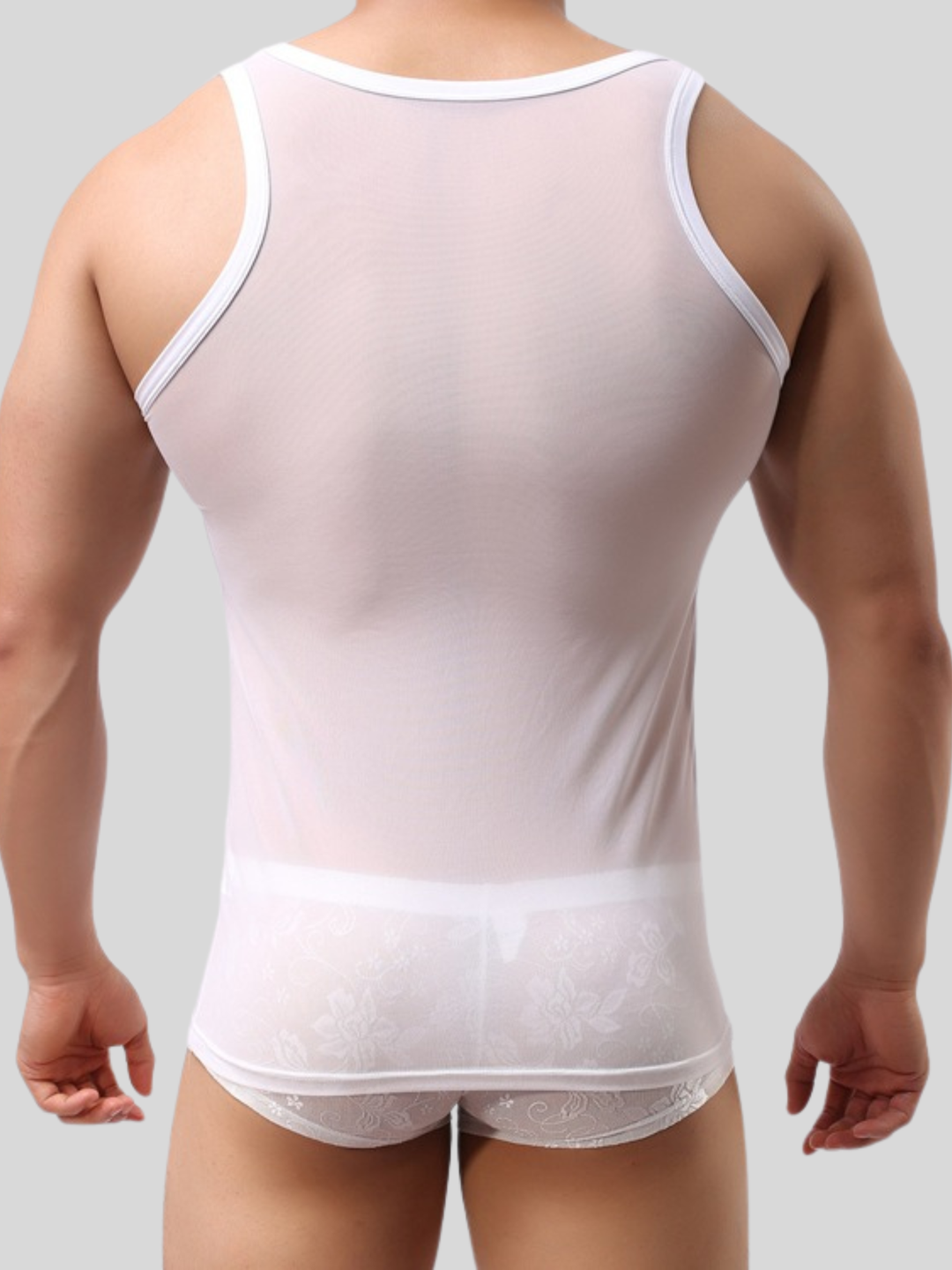 Ärmelloses Netz Tanktop