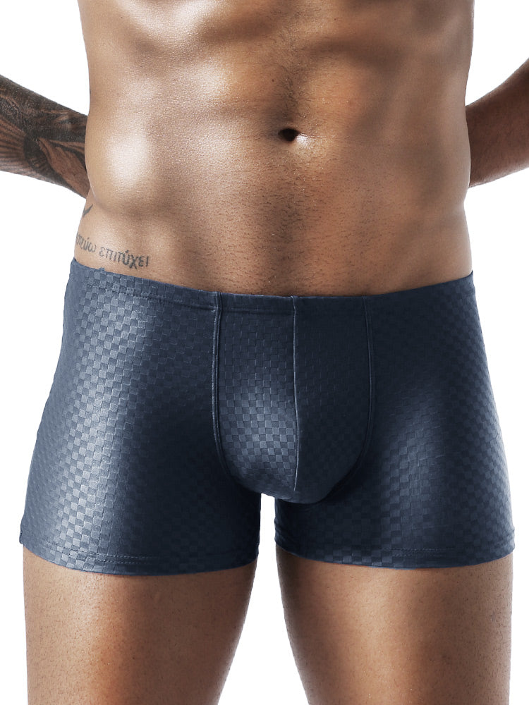 BIMONI Low-Rise Ultra Dünn Trunk Boxer Brief Stretchy Nylon Mesh - BIMONI Low-Rise Ultra Dünn Trunk Boxer Brief Stretchy Nylon Mesh - Blau / L (Europe Size M) - BIMONI