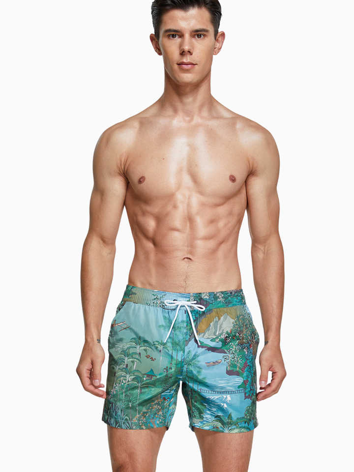 Quick-Dry Swim Shorts
