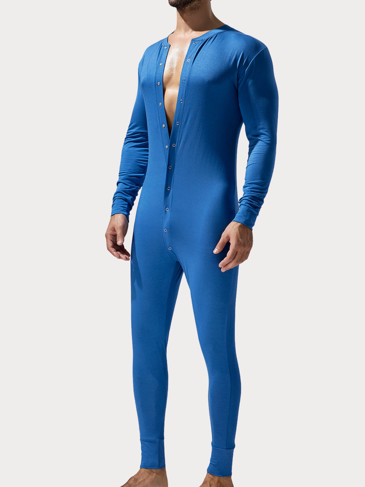 Bodysuit Lange Unterhose Pyjama Viskose