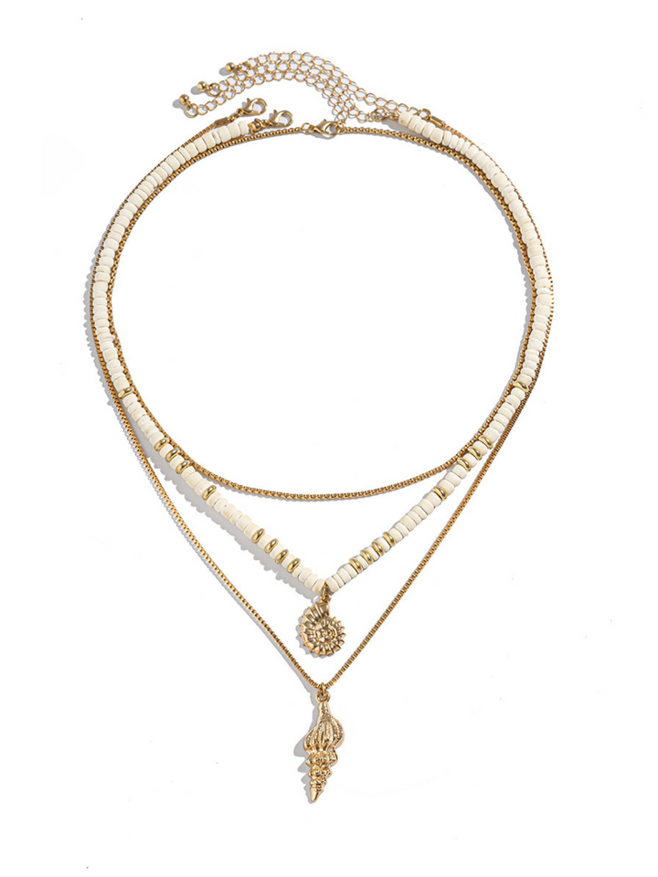 Halskette 46+7cm Holz