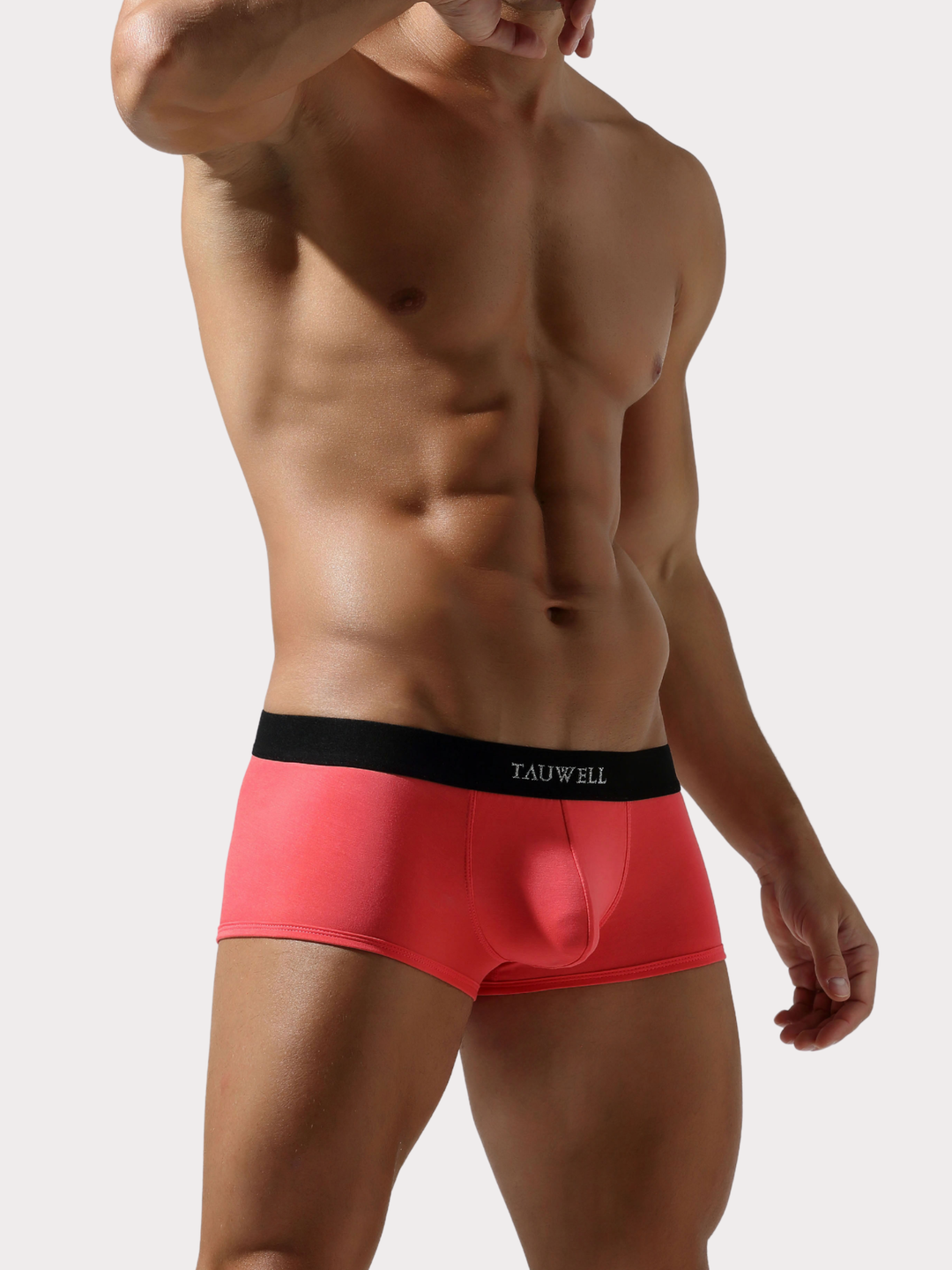 Boxer Solid Elastic Trunk Viskose