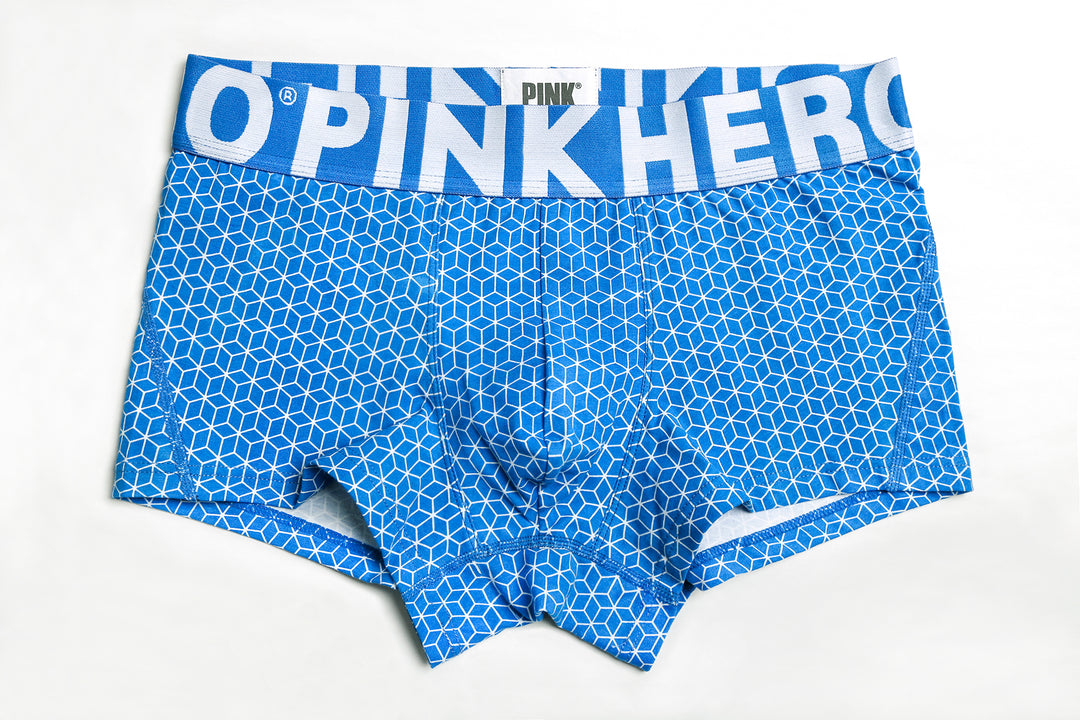 PINK HERO Low-Rise Trunk Boxershort - PINK HERO Low-Rise Trunk Boxershort - Blau / M (Europe Size S) - BIMONI