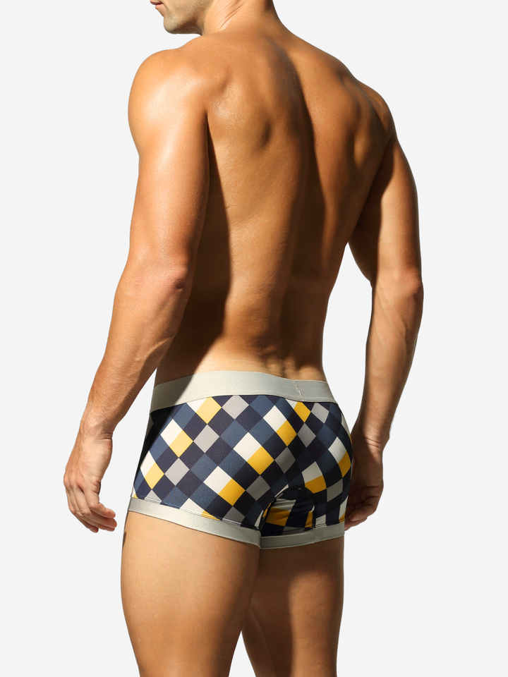 Low-Rise Argyle Boxer Trunk