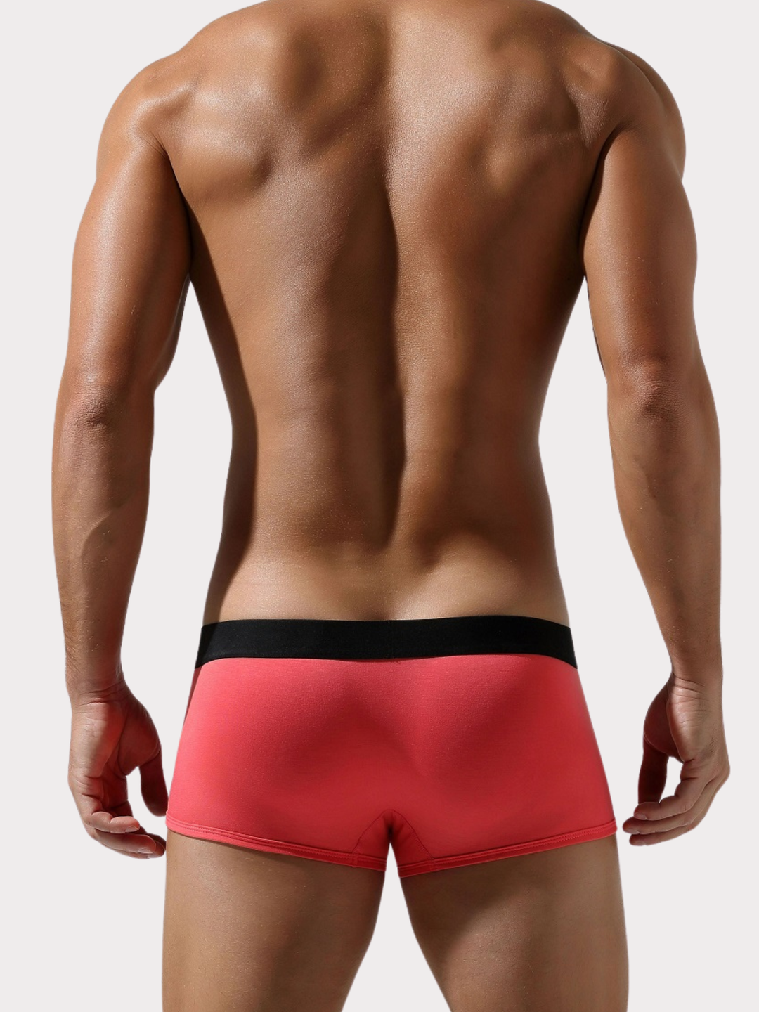 Boxer Solid Elastic Trunk Viskose