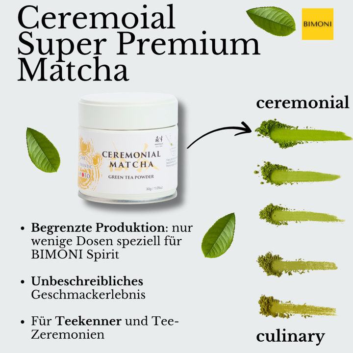 30g Ceremonial Matcha aus Japan – Premium Grüntee Pulver, mild &amp; cremig, ideal für Usucha, steingemahlen