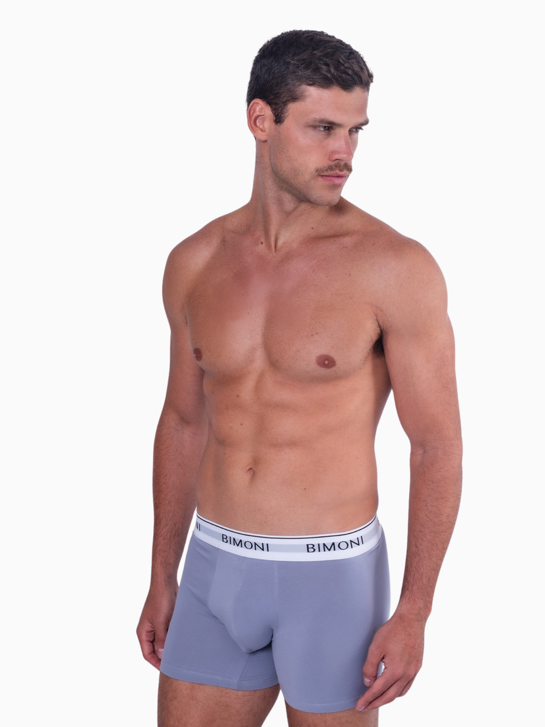 BIMONI Herren Lange Retroshorts Boxershorts – aus langstapeliger Premium-Baumwolle