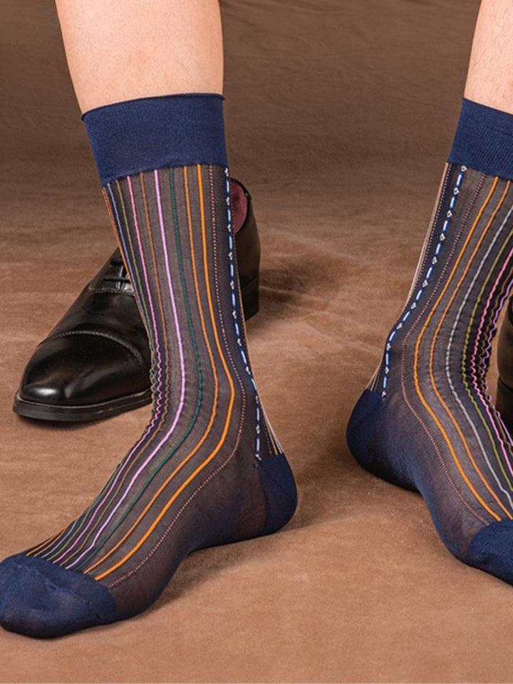 Herren Socken Anzugssocken Kniestrümpfe