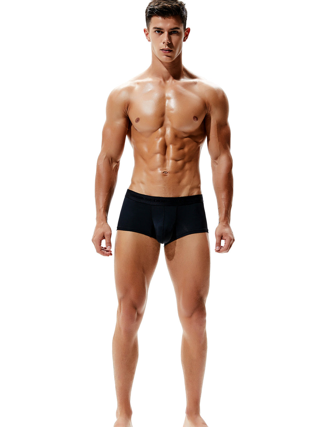 SEOBEAN Sexy Nahtlose Eisseiden Herren Low-Rise Trunk Boxerbriefs