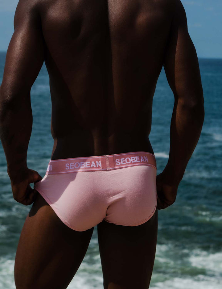 Seobean Low-Rise Brief - Seobean Low-Rise Brief - Pink / M (Europe Size S) - BIMONI