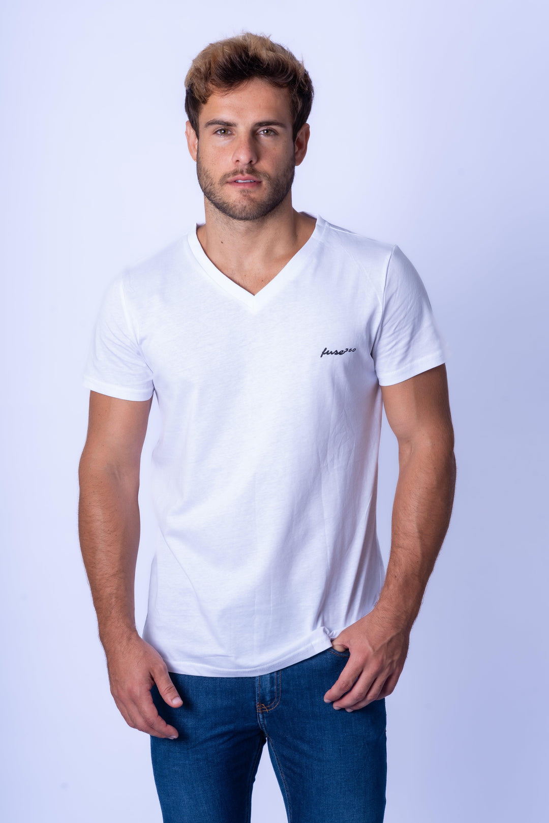 Fuse360 Classic Premium T-Shirt V-Ausschnitt