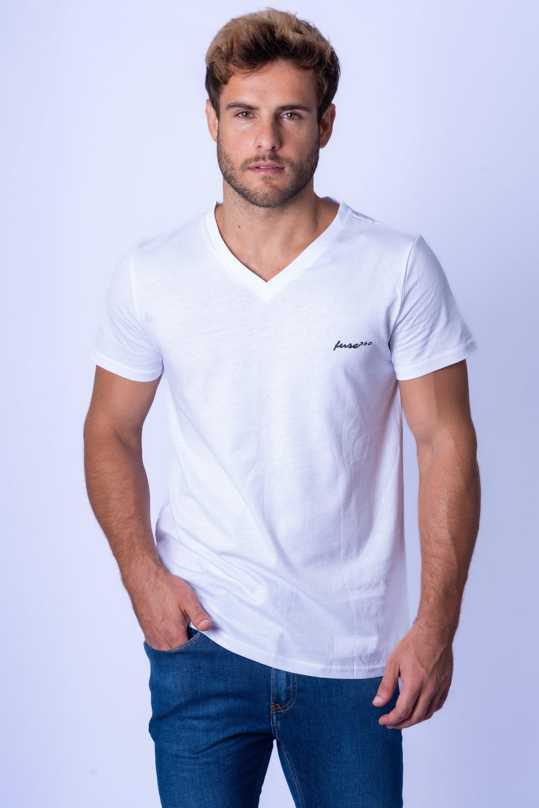 Fuse360 Classic Premium T-Shirt V-Ausschnitt