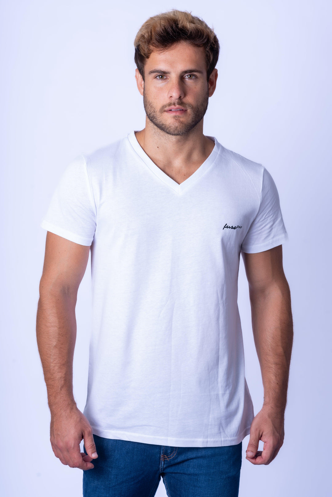 Fuse360 Classic Premium T-Shirt V-Ausschnitt