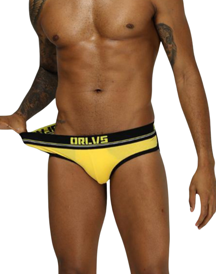 ORLVS Low-Rise Brief Classic Tight Slip - ORLVS Low-Rise Brief Classic Tight Slip - Gelb / M (Europe Size S) - BIMONI