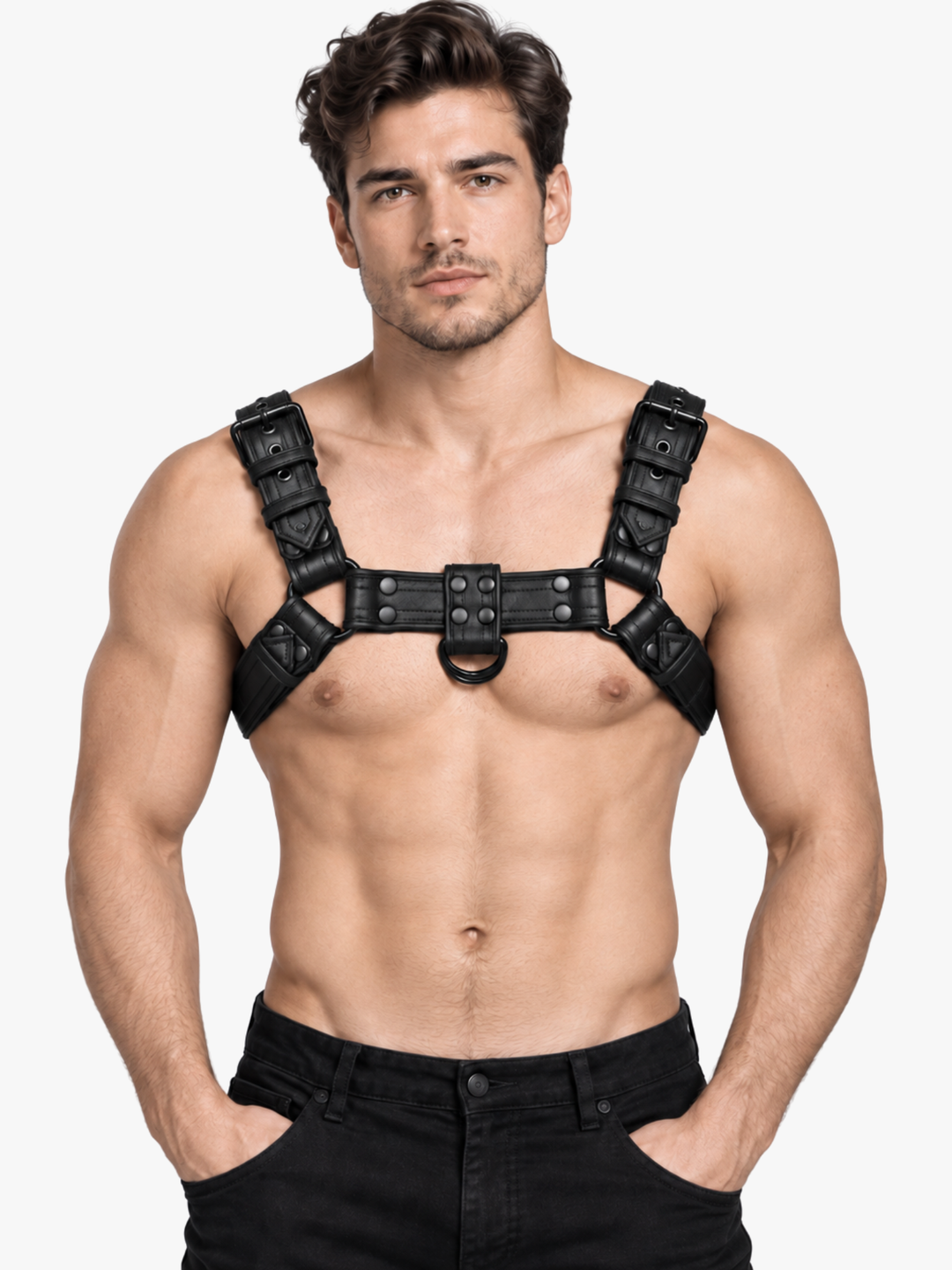 Adjustable Harness mit D-Ring &amp; Schnallen