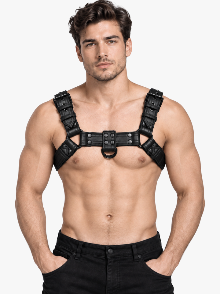 Adjustable Harness mit D-Ring &amp; Schnallen
