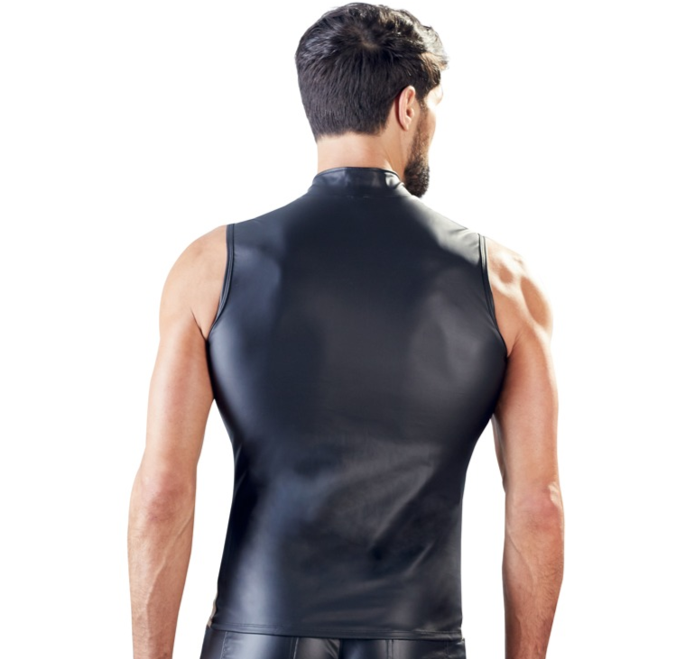 Sexy Erotic Lackleder Shirt Dessous Vest