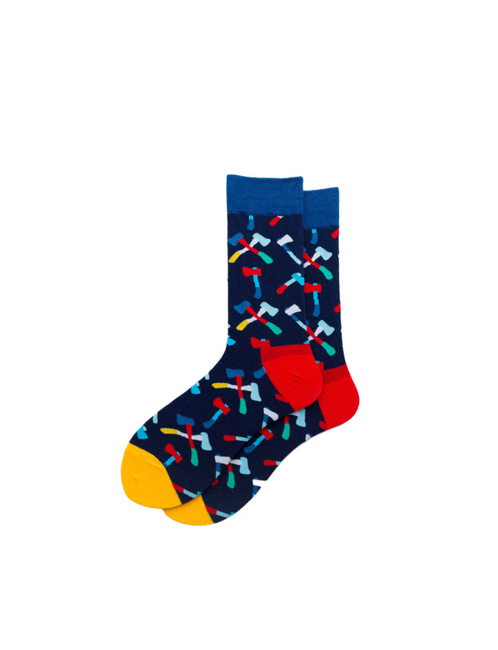 BIMONI Happy Axe Socken 1 Paar - BIMONI Happy Axe Socken 1 Paar - Dunkleblau - BIMONI