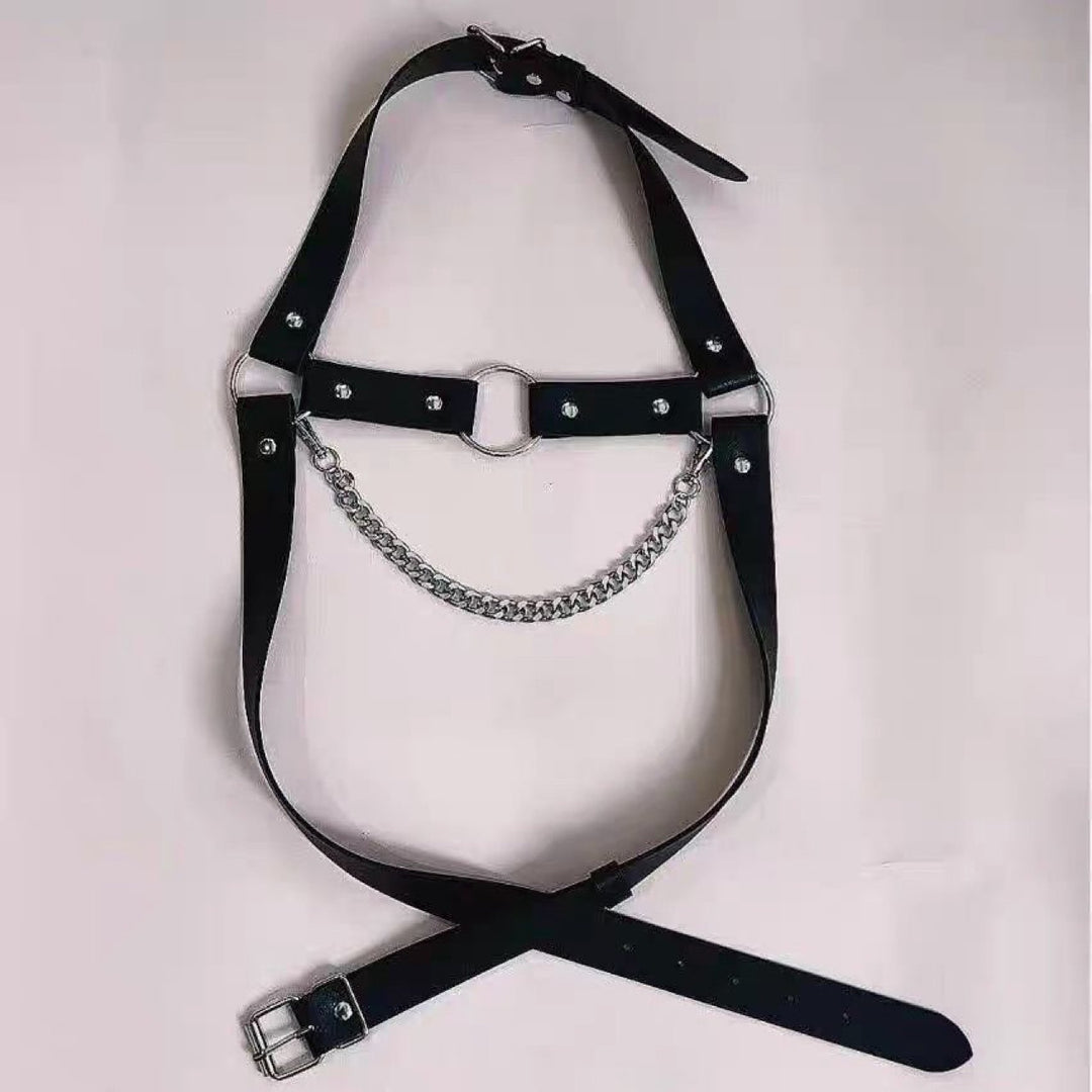 Sexy Vest Bondage Harness mit Kette