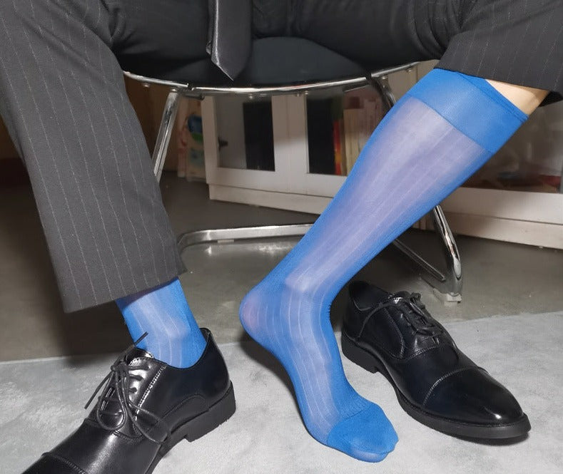 Herren Socken Anzugssocken Kniestrümpfe