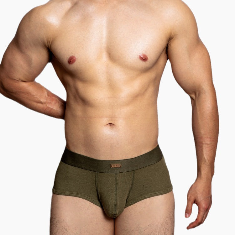 Low-Rise Trunk Boxer - Low-Rise Trunk Boxer - Dunkelgruen / M (Europe Size S) - BIMONI