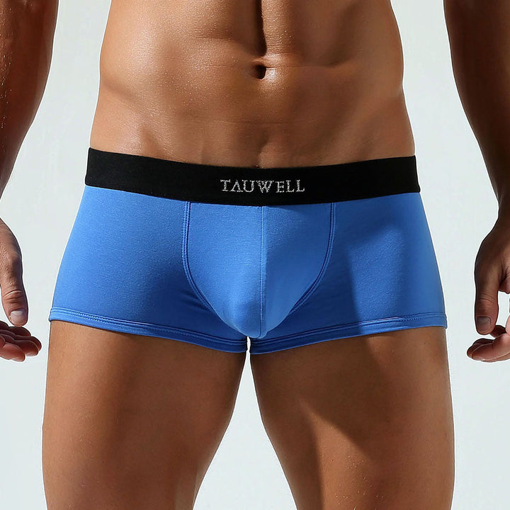 SEOBEAN Low-Rise Boxer Solid Elastic Trunk - SEOBEAN Low-Rise Boxer Solid Elastic Trunk - Blau / M (Europe Size S) - BIMONI