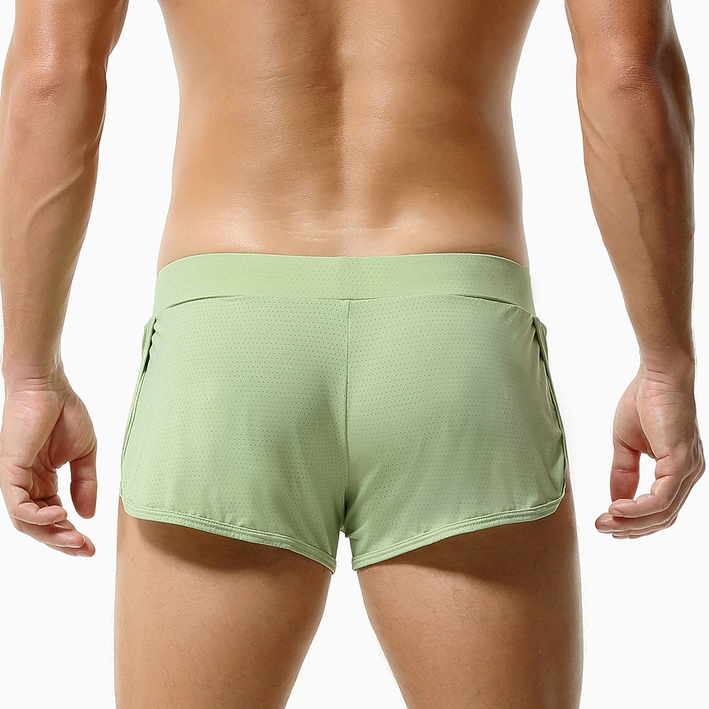 SEOBEAN Low-Rise Boxer Shorts Home Jock Sport Classic