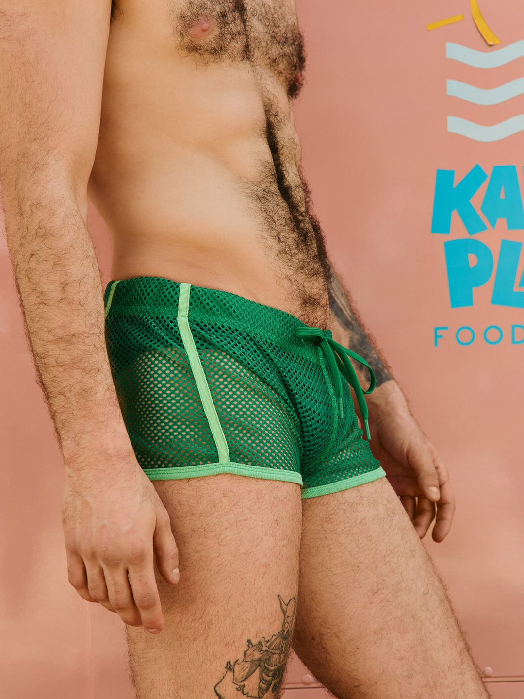 Mesh Netz Transparent Shorts Sport Beach