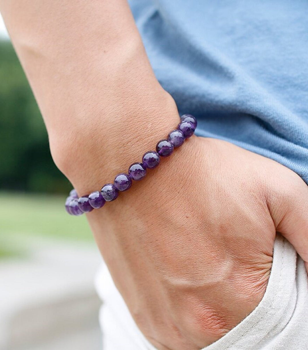 Edelsteine Armband Amethyst