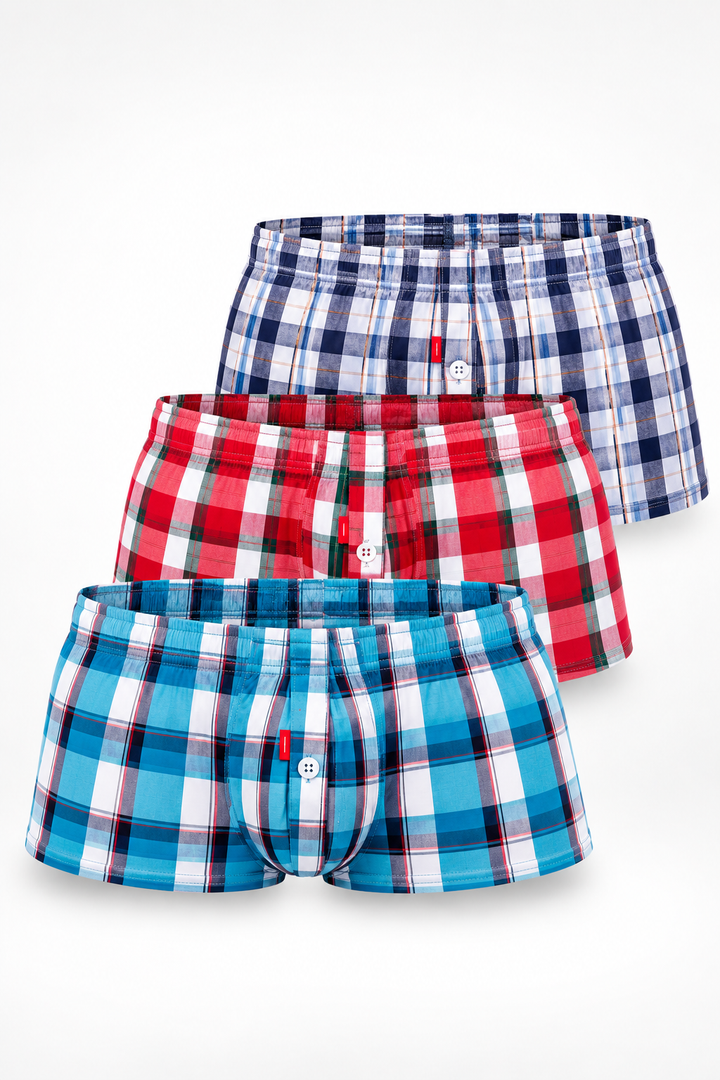 Boxer Classic Coton Carreaux