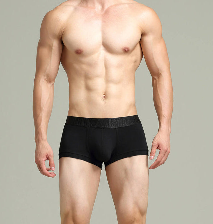 SEOBEAN Classic Solid Low-Rise Boxerbriefs - SEOBEAN Classic Solid Low-Rise Boxerbriefs - Schwarz / M (Europe Size S) - BIMONI