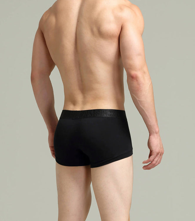 SEOBEAN Classic Solid Low-Rise Boxerbriefs - SEOBEAN Classic Solid Low-Rise Boxerbriefs - Schwarz / M (Europe Size S) - BIMONI