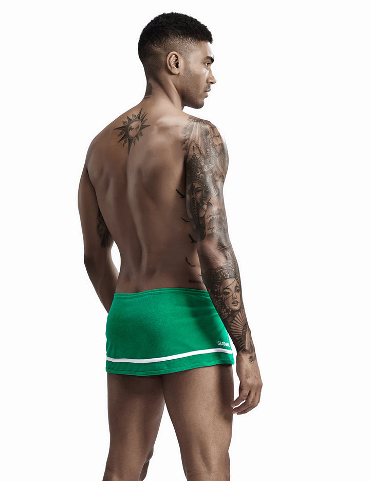 SEOBEAN Low-Rise Towel Mini Shorts - SEOBEAN Low-Rise Towel Mini Shorts - Green / M (Europe Size S) - BIMONI