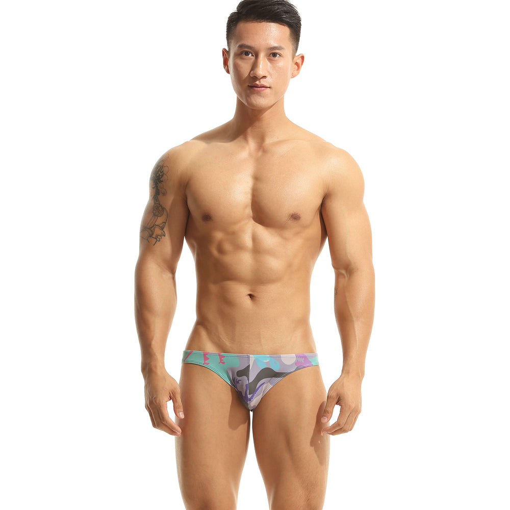 Seobean Super Low-Rise Brief Camouflage - Seobean Super Low-Rise Brief Camouflage - Weiß / M (Europe Size S) - BIMONI