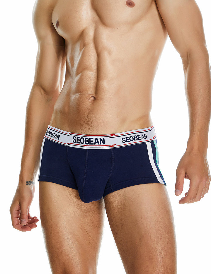 SEOBEAN Low-Rise Side Line Tight Trunk