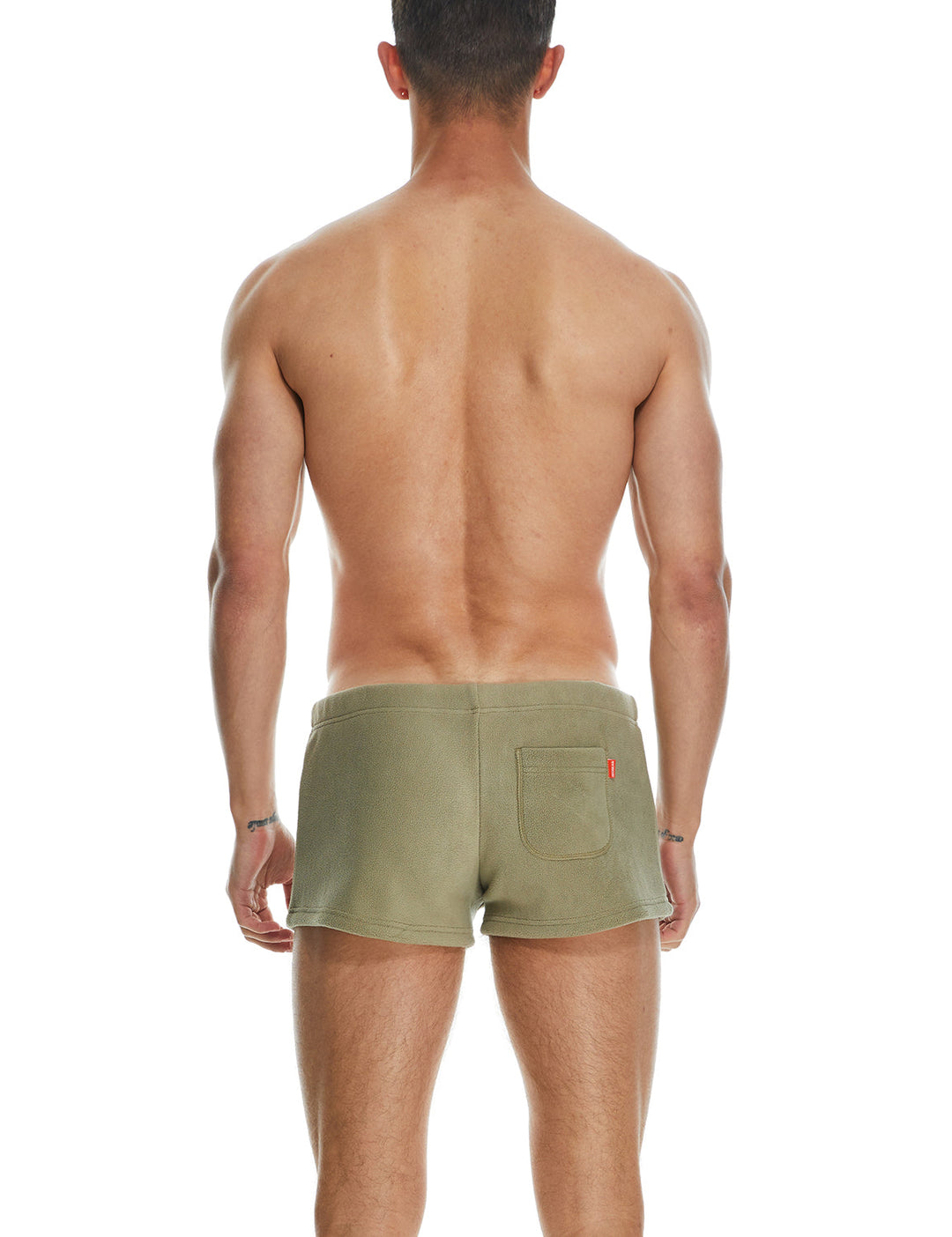 SEOBEAN Low-Rise Solid Polar Fleece Shorts - SEOBEAN Low-Rise Solid Polar Fleece Shorts - Weiß / M (Europe Size S) - BIMONI